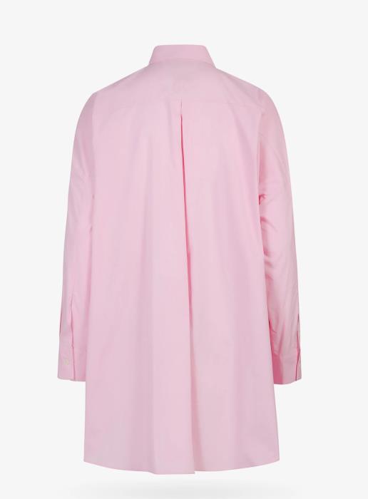 Semicouture, maxi camicia rosa