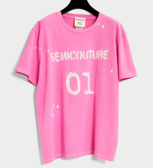 Semicouture, t-shirt con logo