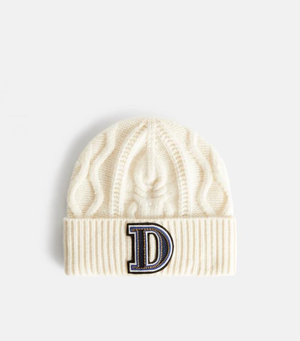 Dondup, berretto in lana, bianco